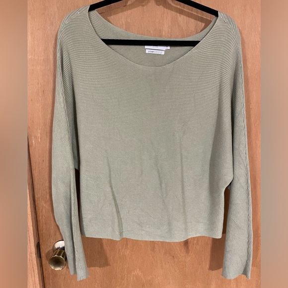 #53- TWIK-Horizontal ribbing boat-neck sweater - Picture 3 of 5